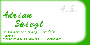 adrian spiegl business card